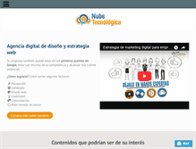 Tablet Screenshot of nubetecnologica.com